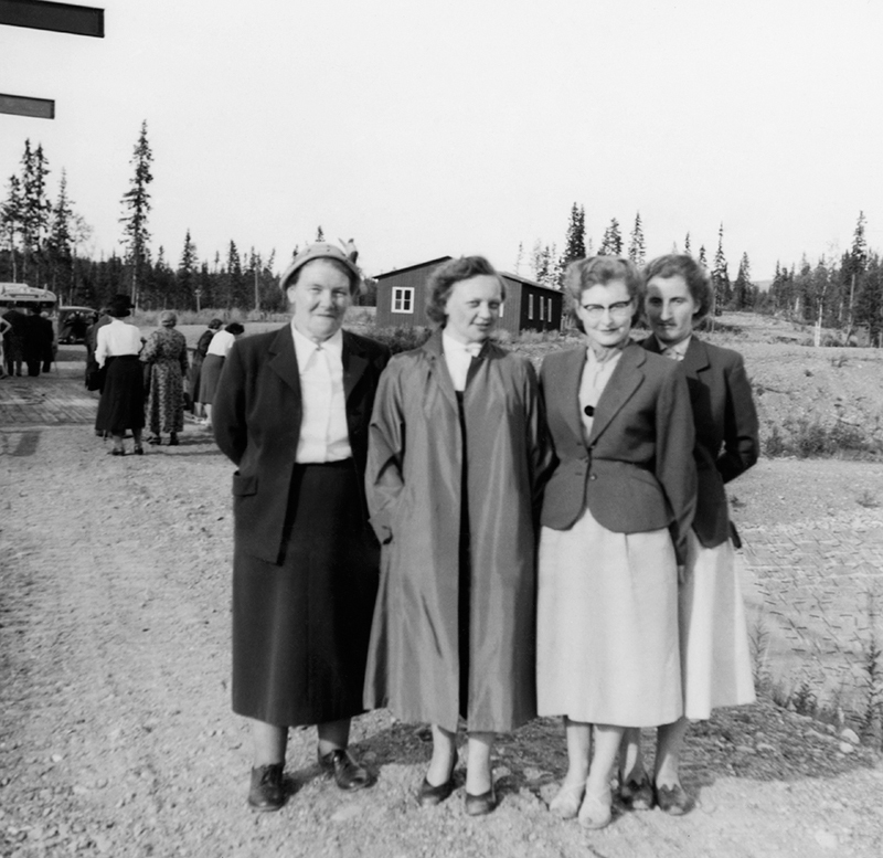 Ella Tidström, Margit, Karin Karlsson och