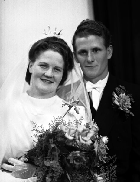 Brudparet Erold & Olga Hansson,