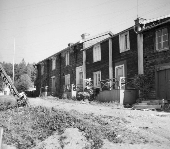 Kyrkstugor i Vilhelmina, augusti 1955.