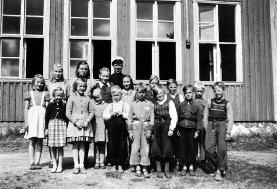 Idvattnets skola ca 1945. 