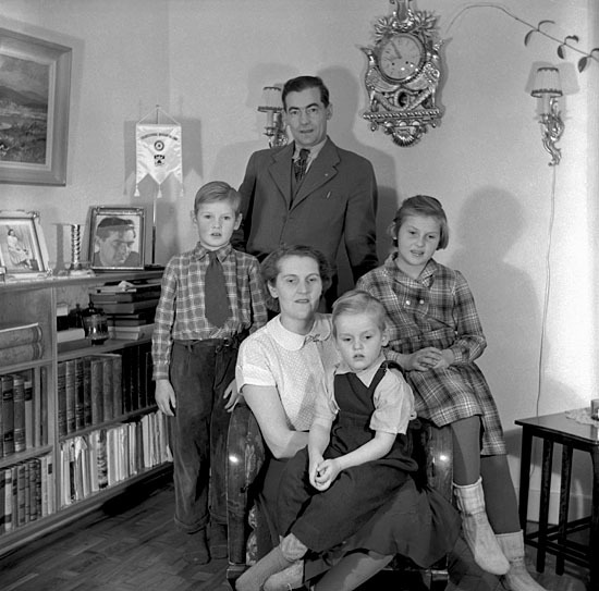 Familjen Lars och Rut Bergström, Vilhelmina.