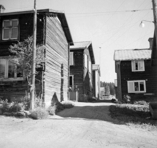 Kyrkstugor i Vilhelmina, augusti 1955.