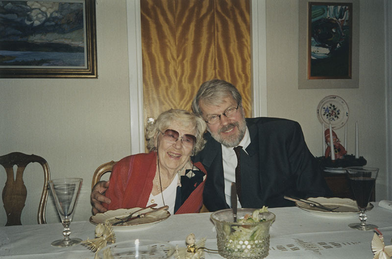Rut Sjödins 80-årsfirande 1995.