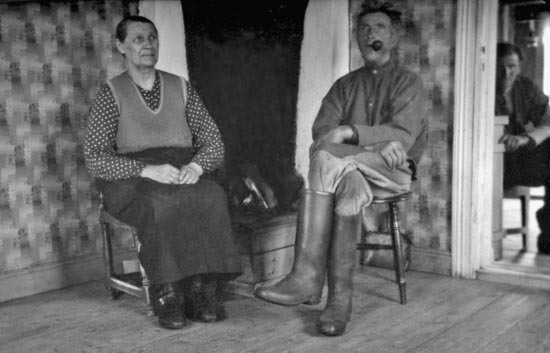 Herman Ludvig Hansson och hans hustru Anna 