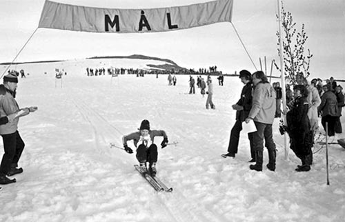 Midnattsloppet i Stekenjokk Klimpfjäll, 1973.