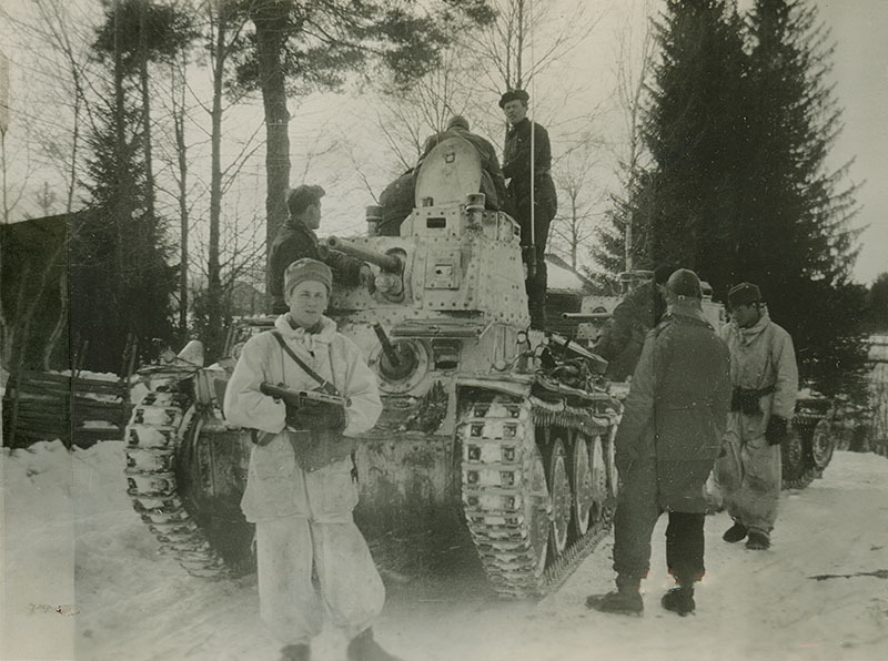 Bilder från Vinterkriget i Finland.