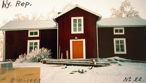 Nyrenoverad stuga i Risträsk, Vilhelmina 1993-1...