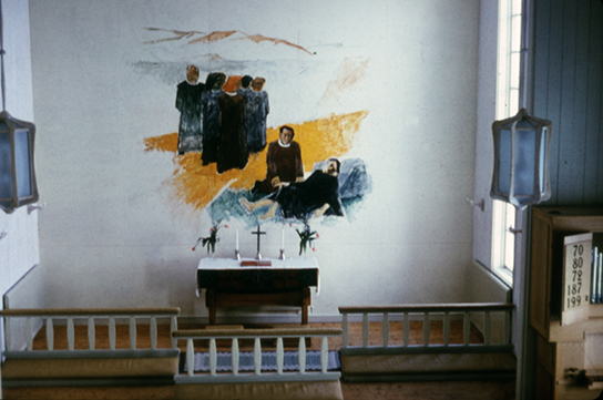 Koret i Saxnäs Kyrka år 1960-1965: