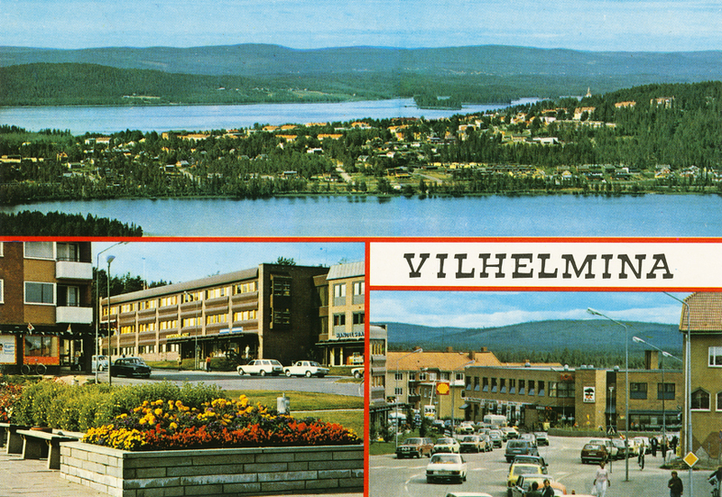 Vy över Vilhelmina Köping.