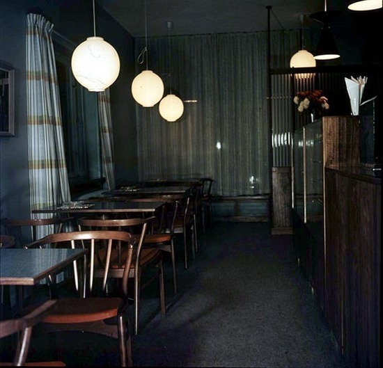 Stenmans Konditori, serveringsbord.