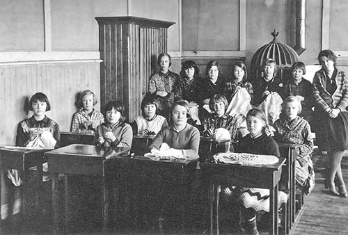 Volgsjö skola, år 1931: