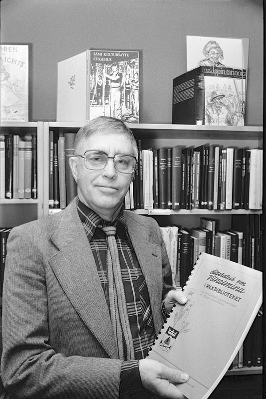 Bengt Andersson, bibliotekarie i Vilhelmina.