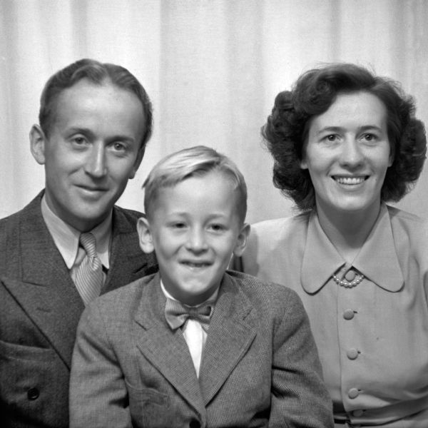 Familjen Öhlund, Karl, Ulf och Mary.