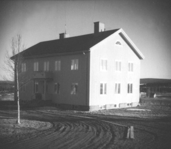 Lärarbostaden vid Malgomajskolan, 1947.