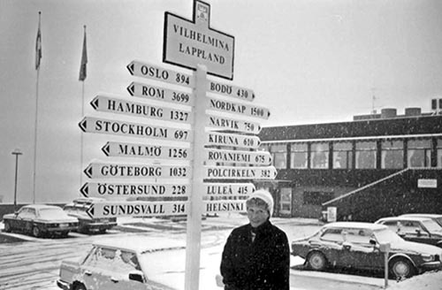 Bilden är tagen utanför Hotell Vilhelmina