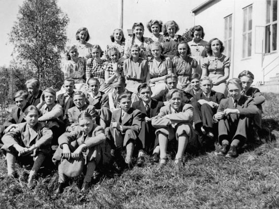 1:a 7:e klass i Vilhelmina 1948-49.