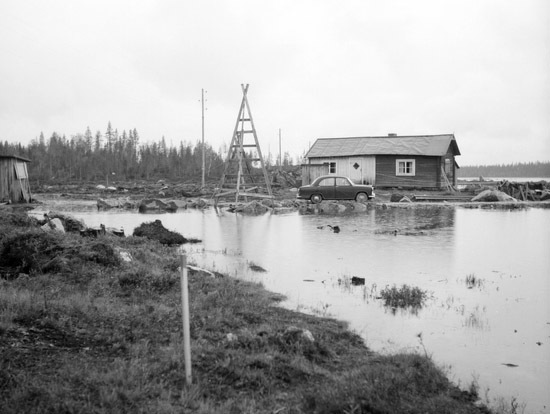 Holmselehamn, Laxbäcken 1958.