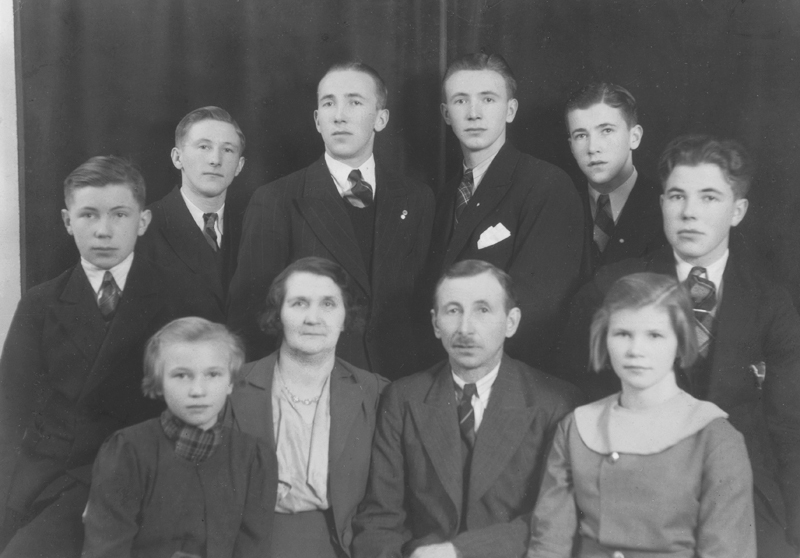 Familjen Reinhold Grönlund. 