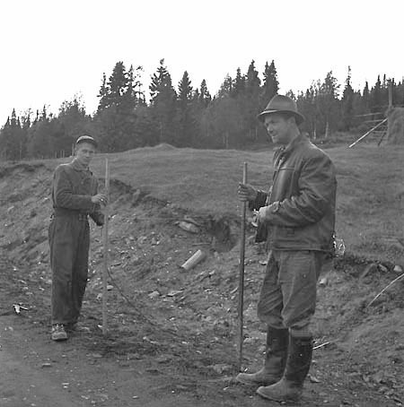 Klimpfjällsdeltat före regleringen, 1959.