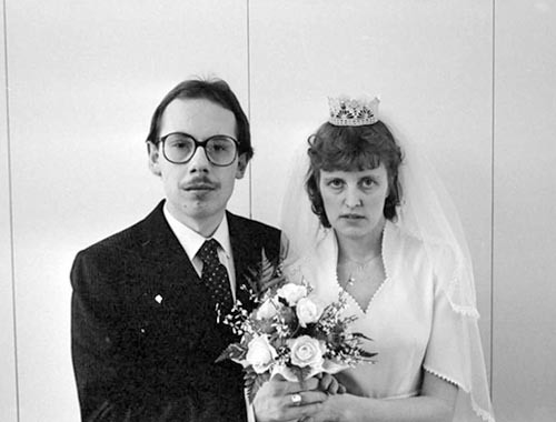 Brudparet Yvonne och Göran Jacobsson