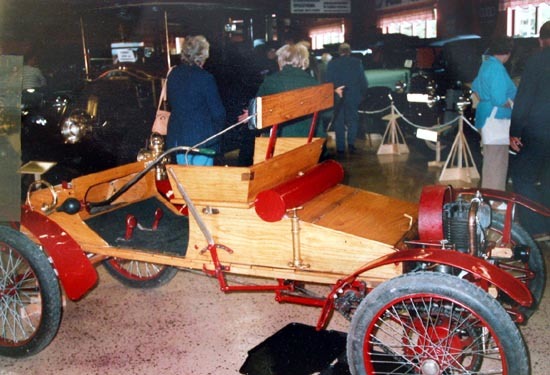 1906 års bil. bilmuseet i Hoting, Strömsund.