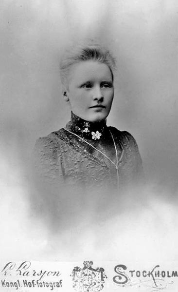Porträtt av Hilma Svensson i Nästansjö.