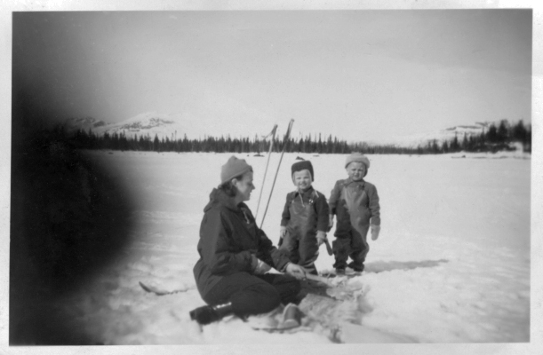 Fisketur för mamma Stina på Kultsjön.