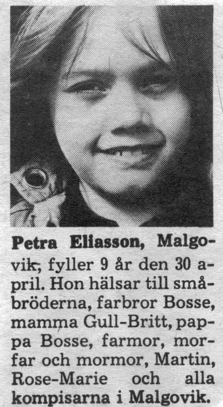 Pethra Eliasson.