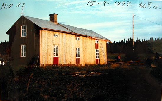 Renovering av hus i Risträsk, Vilhelmina.
