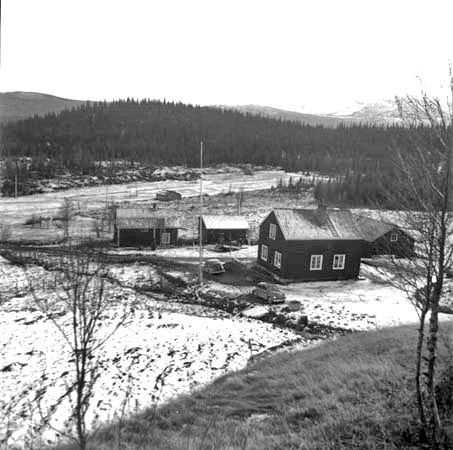 Vinter vy övar västra Grönfjäll, 1959.