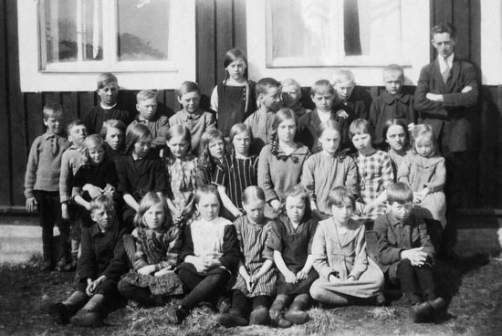 Skolklass i Latikberg 1925. 
