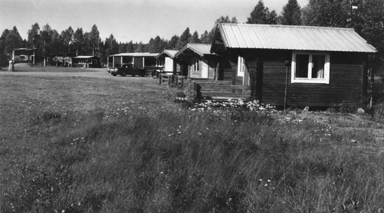 Campingstugor i Dikanäs.