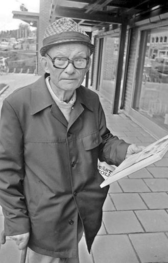 Kyrkoherde emeritus Erik Daunius, 80 år gammal