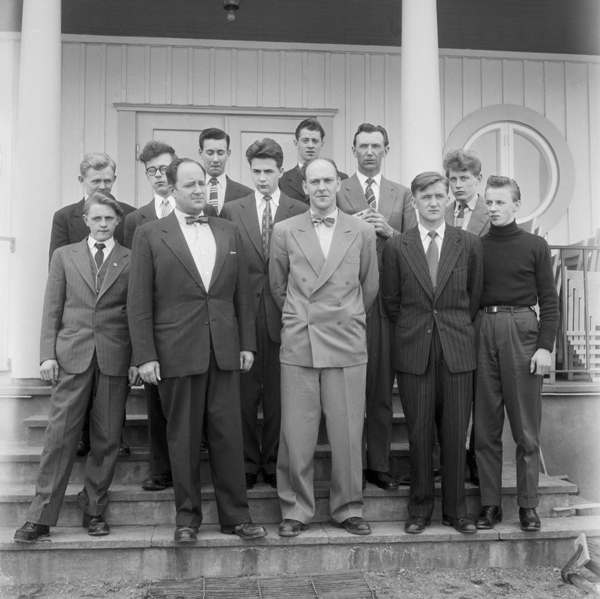 Malgomajskolans avslutning 1956.