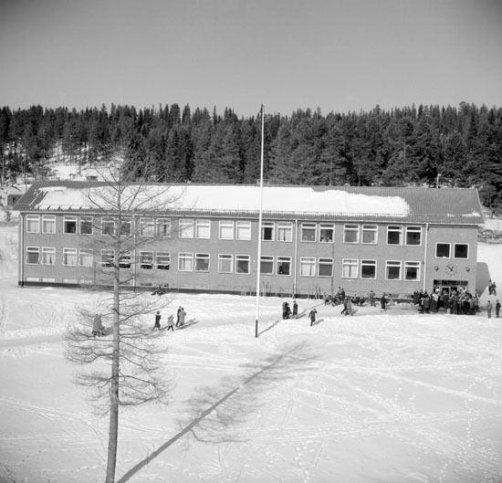 Realskolan i Vilhelmina år 1957 