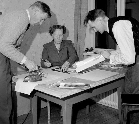 Fotokurs i Nästansjö 1954: