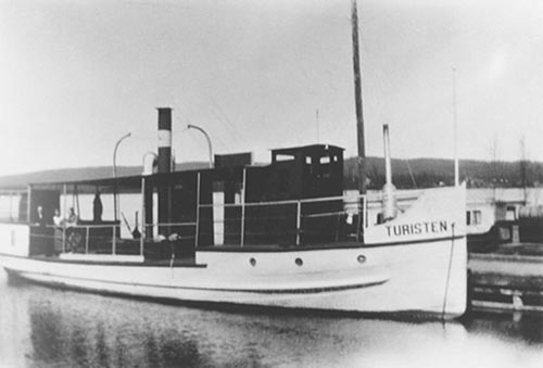 Båten Turisten trafikerade Storuman 