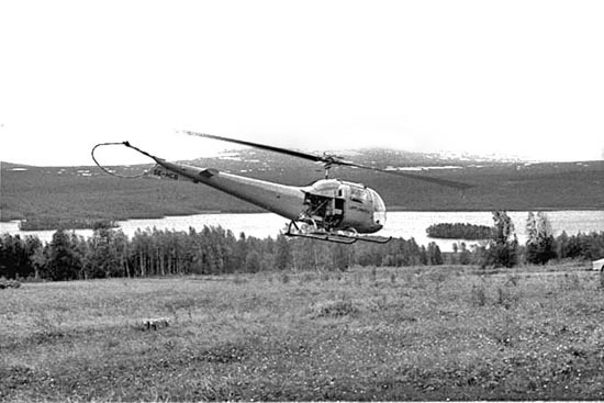 Helikopter, Klimpfjäll.
