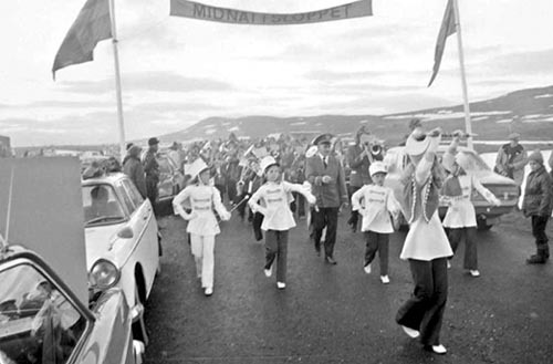 Midnattsloppet i Stekenjokk Klimpfjäll, 1973.