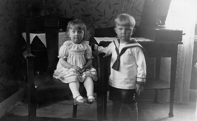 Barnen Stenvall i Nästansjö 1931.