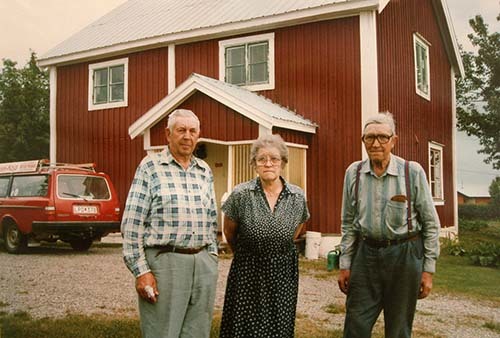 Bengt Svedberg, Eda och Henning Grönborg.
