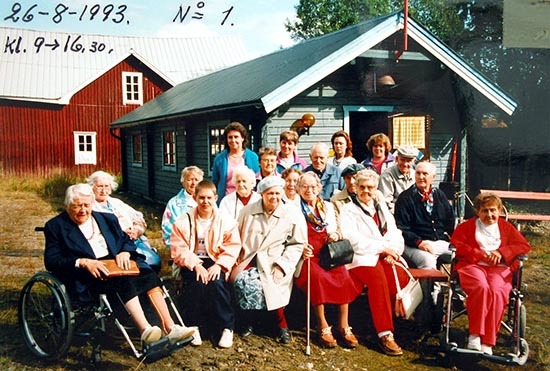 En grupp pensionärer besökte 