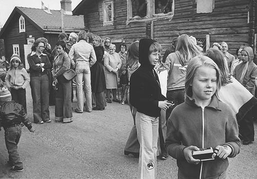 Kungabesök i Vilhelmina 1976-06-04.