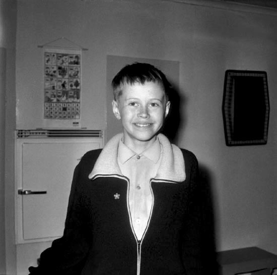 Mats Grönlund, 12 år gammal, Vilhelmina. 
