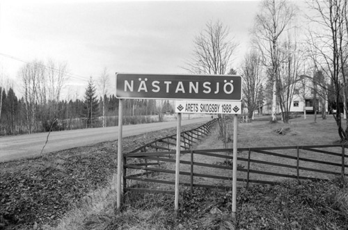 Nästansjö, årets skogsby, 1988.