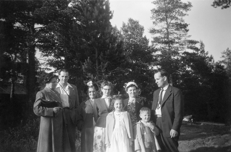 Semesterresa till Dalarna 1954.