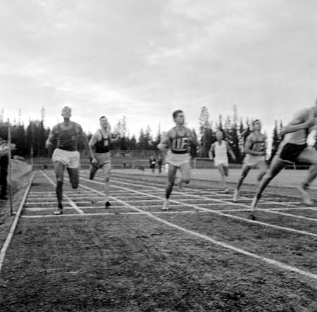 Friidrottstävlingar i Vilhelmina, 1961.