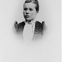 BO 00034.170 - Porträttbild av okänd kvinna