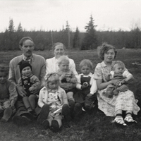BO 00252.164 - Johan Robert och Sofia med barnbarn
