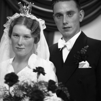 NY 000887 - Brudparet Gustaf & Märta Almqvist